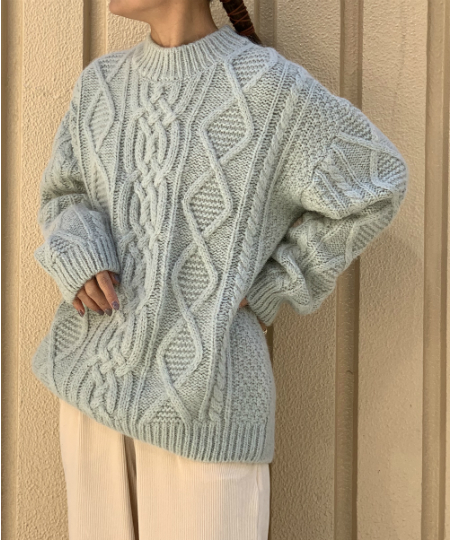 新品 CANALJEAN Via j 手編みVネックニット｜トップス 