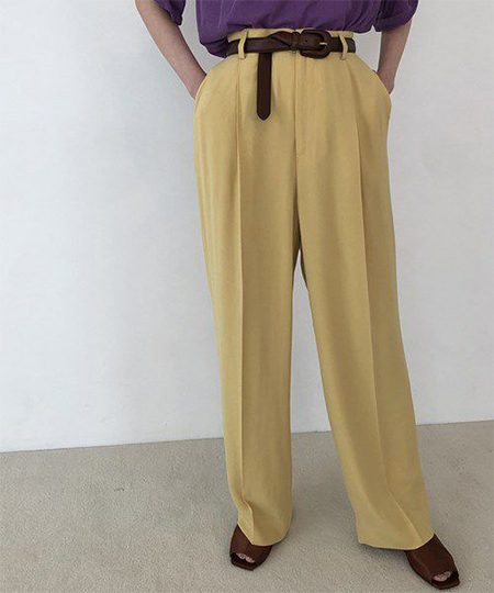 TODAYFUL】Georgette Rough Trousers | CANAL JEAN（キャナルジーン
