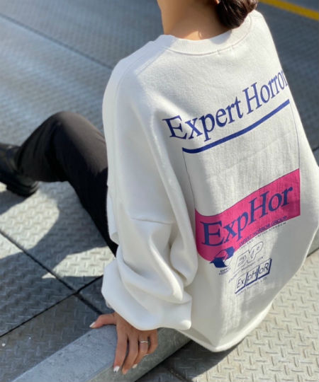 via j 】” Expert Horror “裏起毛トレーナー | CANAL JEAN（キャナル  