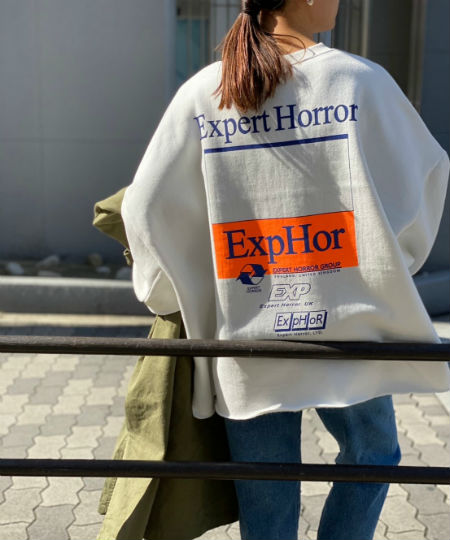 via j 】” Expert Horror “裏起毛トレーナー | CANAL JEAN（キャナル  