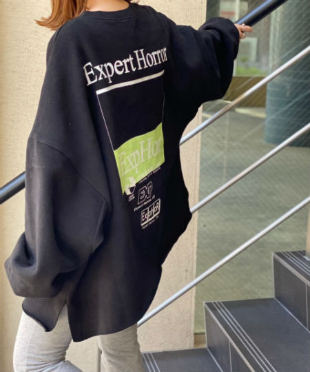 via j 】” Expert Horror “裏起毛トレーナー | CANAL JEAN（キャナル  